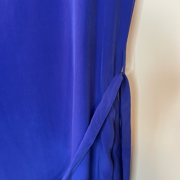 Gap women’s fully lined royal blue belted shift dress size medium - Picture 4 of 6